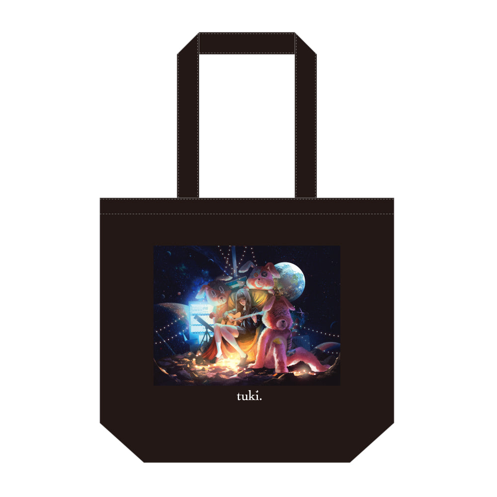 tuki. Tシャツ（XL） 3枚、トートバッグ、ポストカード３枚 Tote Bag – tuki. online store